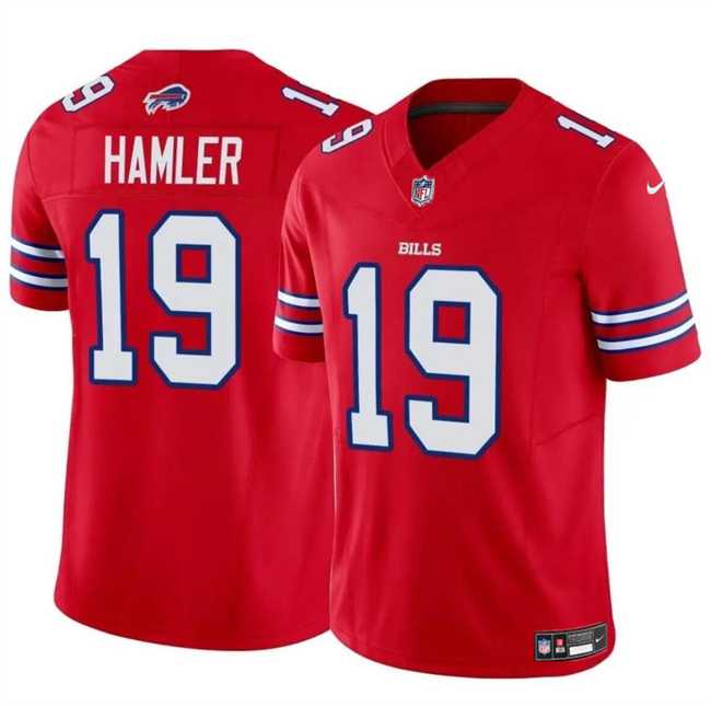 Men & Women & Youth Buffalo Bills #19 KJ Hamler Red 2024 F.U.S.E. Vapor Untouchable Limited Stitched Jersey